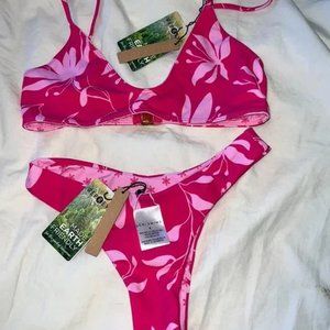 NWT Leni Swims Malibu Staple Bottoms ONLY (Small, Reversible)